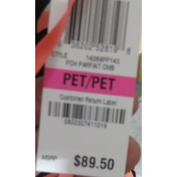 Charter Club Petite Abstract Sleeveless Belted Fit & Flare Dress Oranges Black - Picture 7 of 9